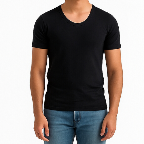 Tehzeeb Gold Black Half Sleeve Vest - Pack of 12