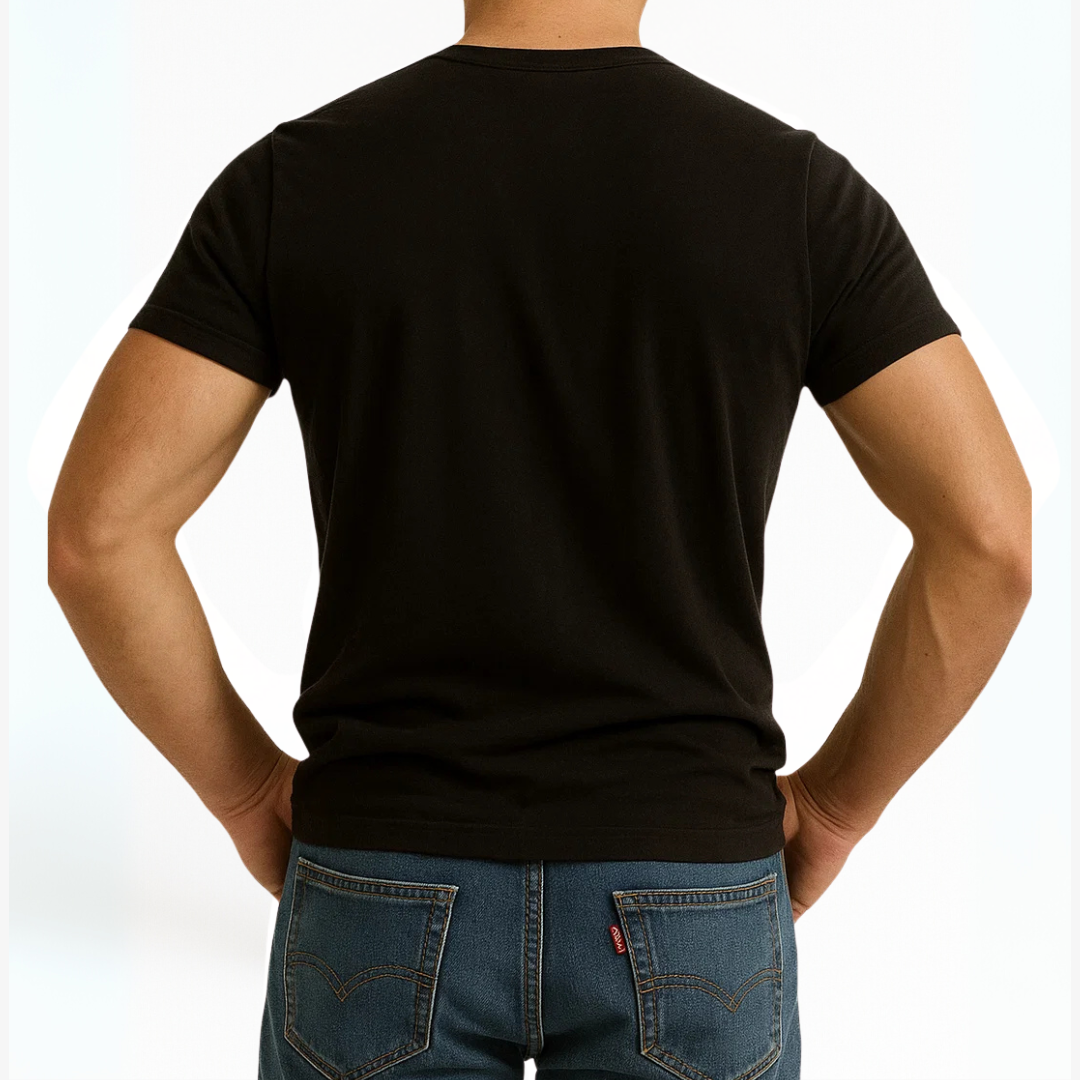 Tehzeeb Gold Black Half Sleeve Vest - Pack of 6
